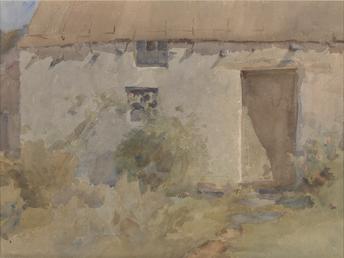 A Manx Thatched House