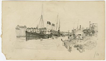 Paddle steamers by Archibald Knox