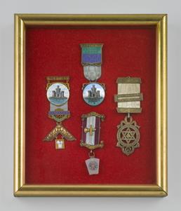 Set of Masonic jewels from Conister Lodge to…
