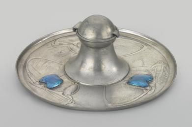 Liberty Tudric inkwell designed by Archibald Knox