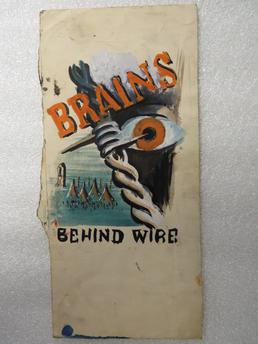 Brains Behind Wire poster design by Hugo Dachinger