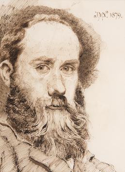 Self portrait of John Miller Nicholson