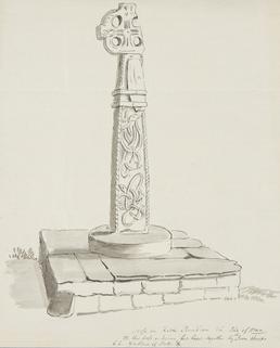 Cross in Kirk Braddan, Isle of Man