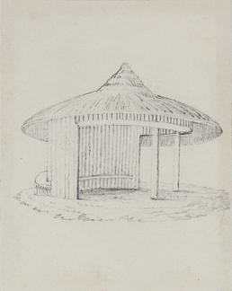 Sketch of a hut