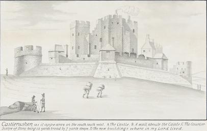 Castle Rushen as it appears on the south…