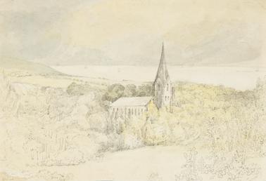 View of Onchan Church, Isle of Man