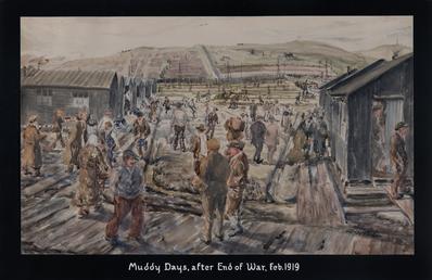 Muddy Days, after End of War. Feb.1919