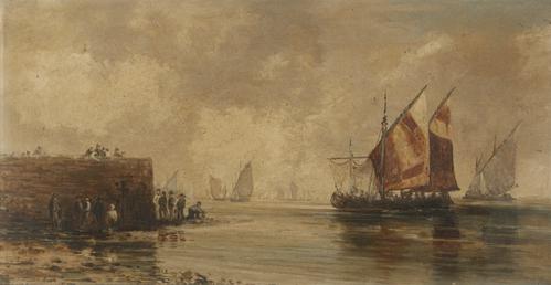 Harbour scene, thought to be Douglas Harbour