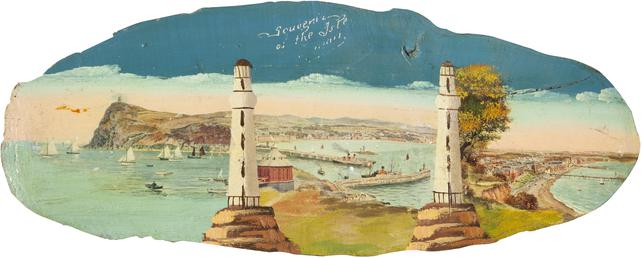 Souvenir Plaque of Views of the Isle of…