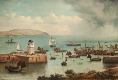 Douglas Bay with Fishing Fleet