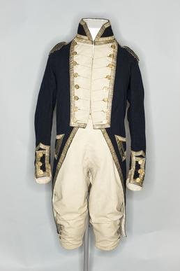 White breeches, part of the naval uniform of…