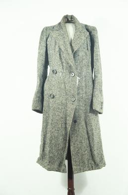 Coat made from Manx tweed