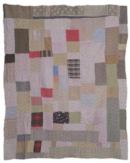 Woollen and Cotton Patchwork Quilt
