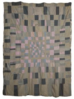 Woollen and Cotton 'Tailor's' Quilt