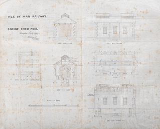 Plan of Isle of Man Railway Peel engine…
