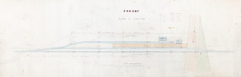 Plan of Isle of Man Railway Crosby railway…