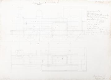 Plan of Manx Northern Railway proposed engine