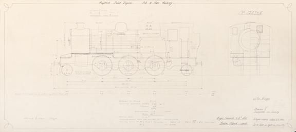 Plan of Isle of Man Railway proposed tank…