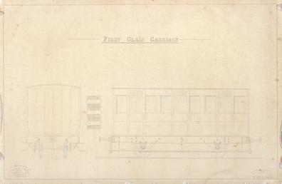 Plan of Isle of Man Railway first class…
