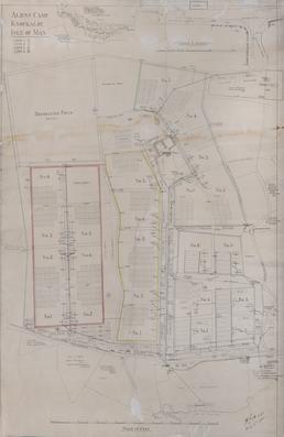 Plan of Knockaloe Alien Detention Camp, Patrick