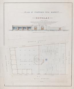 Plan of proposed new covered market at the…