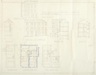 Plan of existing survey, Foresters Arms, St Georges…