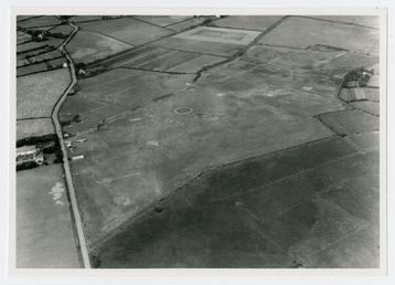 Aerial view of Hall Caine Airport, Jurby