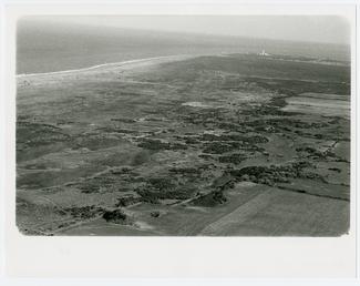 Aerial view of the coastline at The Ayres