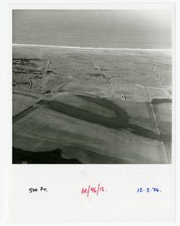 Aerial view of Knock y Doonee when the…