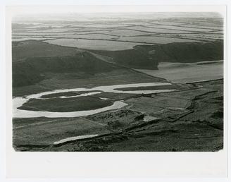 Aerial view of Knock y Doonee, when the…