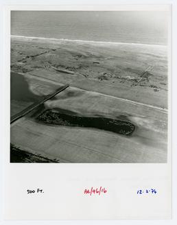 Aerial view of Knock y Doonee, when the…