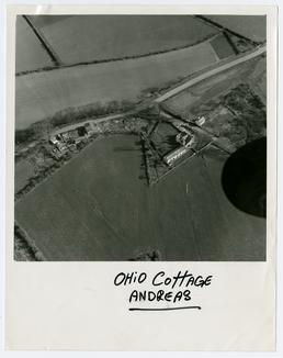 Aerial view of Ohio Cottage, Andreas