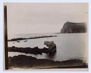 Port Erin breakwater (after its collapse)
