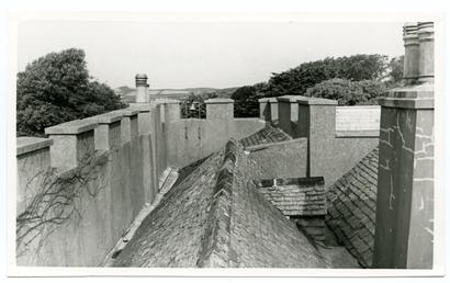 Bishopscourt roof and parapet