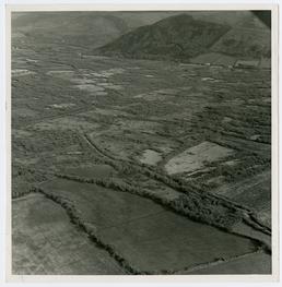 Aerial photograph of Ballaugh looking south east across…