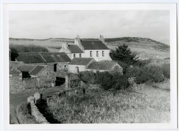 The old farmhouse and observatory, Calf of Man