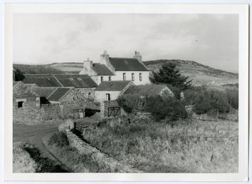 The old farmhouse and observatory, Calf of Man