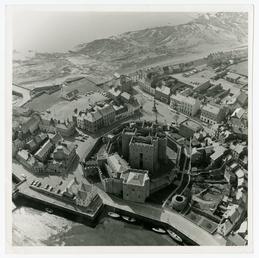 Aerial view of Castletown