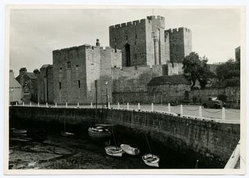 Castle Rushen from the Slip, Quay