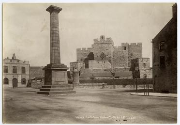 Castle Rushen and Smelt Monument, Castletown