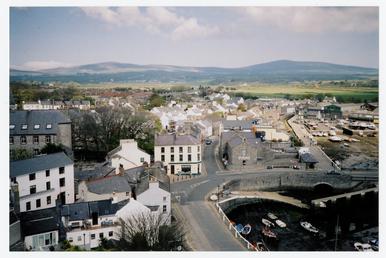 View from Castle Rushen walls, Castletown
