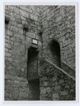 Doorway at first floor level of keep, Castle…