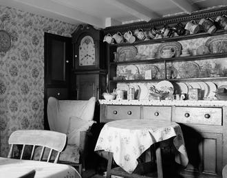 Interior and dresser, Lowey's, Kirkill