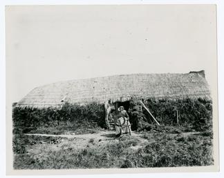 Sod cottage of Mrs Mary Gilrea, Jurby