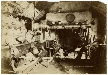 Interior of 'Old Petes' cottage, Ramsey