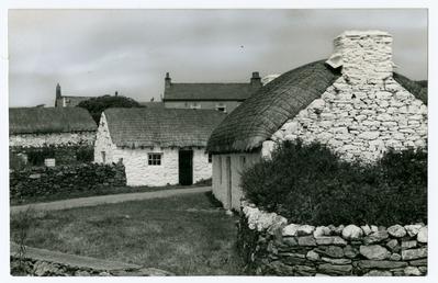 Cregneash Harry Kelly's Cottage and the Lathe Shed