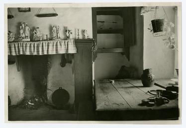 Cregneash Interior of Harry Kelly's Cottage - showing…