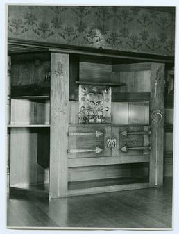Dining room cabinet at Glencrutchery House, Douglas