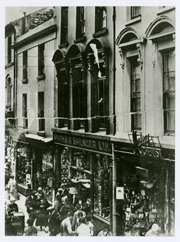 Marks and Spencer and Maley's Chemist, Strand Street,…