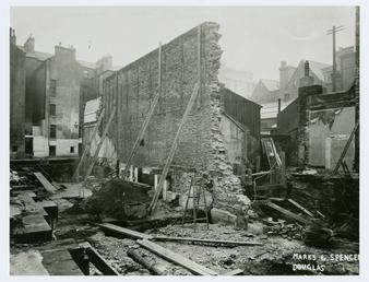 Demolition of Marks and Spencer prior to rebuild,…